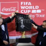 FIFA World Cup Trophy Unveiled in Jakarta by Brazilian Legend Gilberto Silva