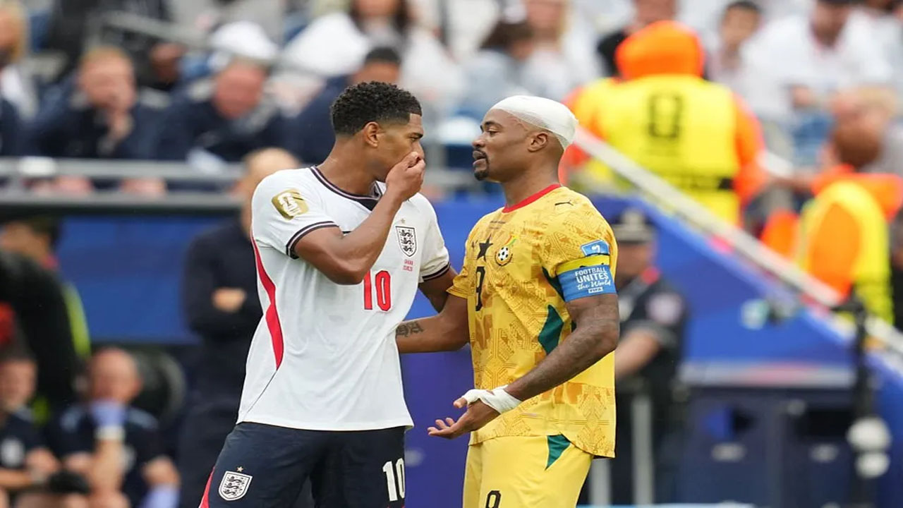 Why Jude Bellingham Avoided a Red Card After Covering His Mouth During a Conversation with Jordan Ayew
