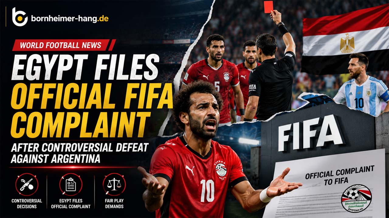 Egypt Files Official FIFA Complaint After Controversial Defeat Against Argentina
