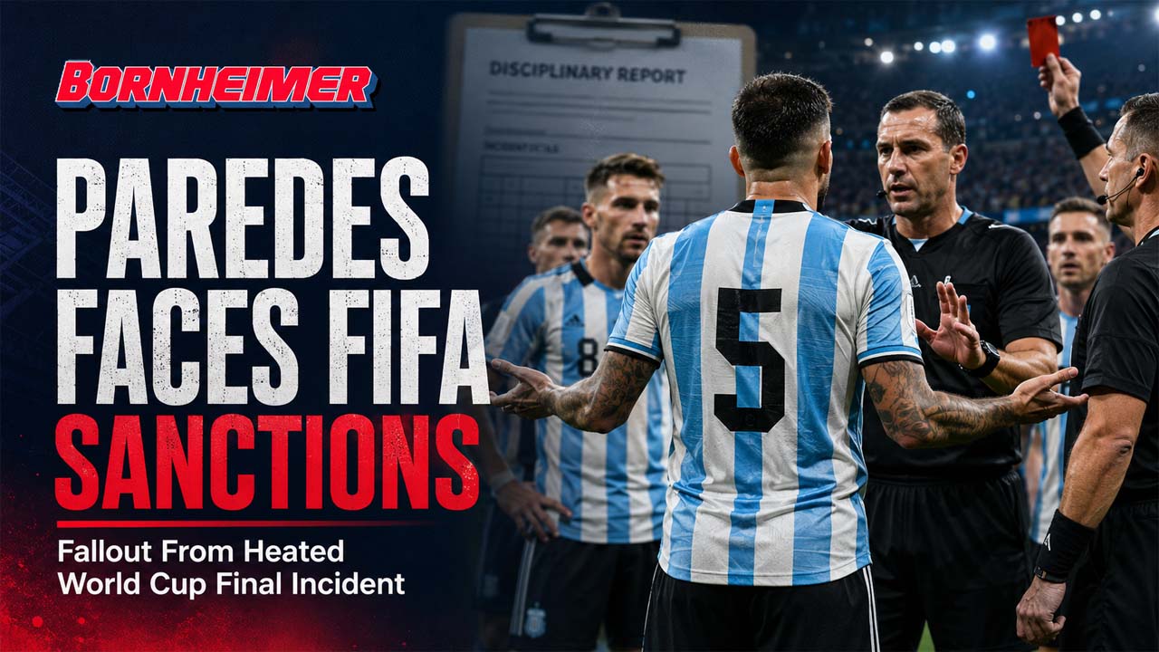 Leandro Paredes Faces Possible FIFA Sanctions After Heated World Cup Final Incident