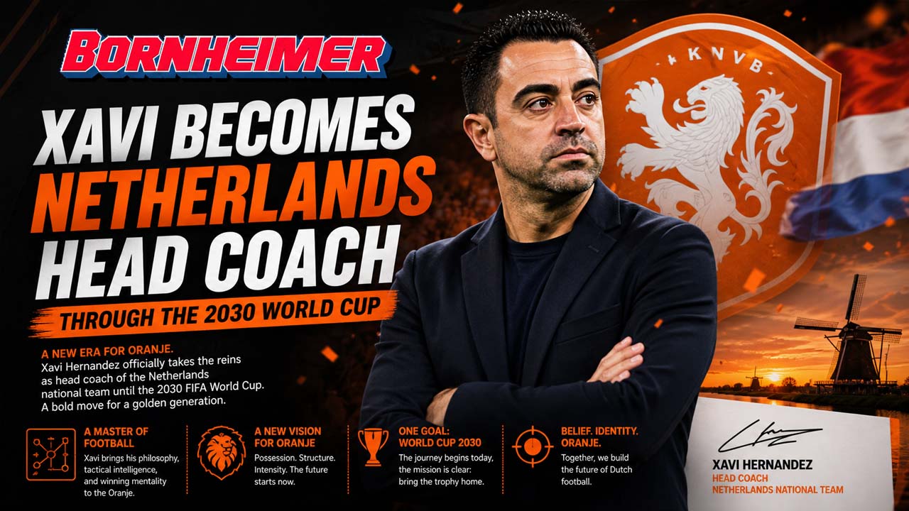 Xavi Becomes Netherlands Head Coach Through the 2030 World Cup