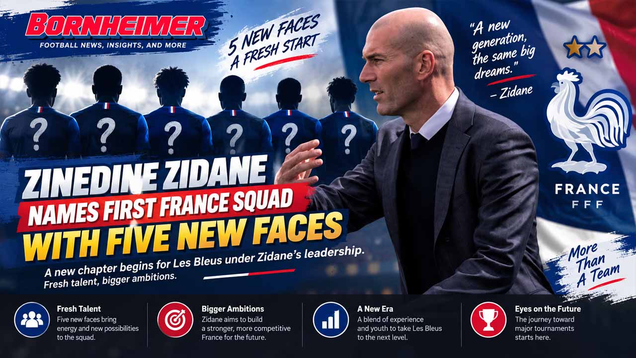 Zinedine Zidane Names First France Squad With Five New Faces