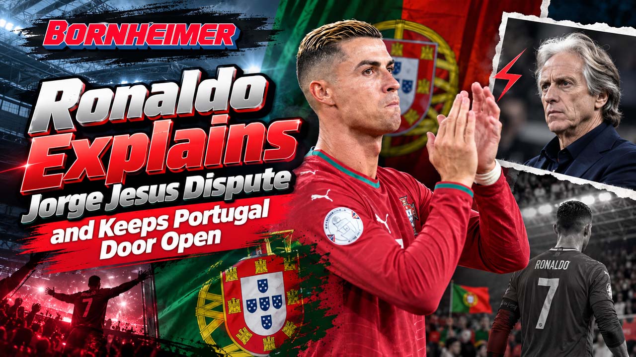 Ronaldo Explains Jorge Jesus Dispute and Keeps Portugal Door Open